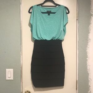 Sparkly Teal and Black Dress | 4 | ENFOCUS STUDIO
